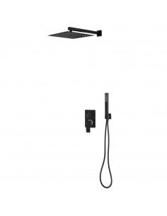 Sistema Doccia in Acciaio Inossidabile 201 Nero 2
