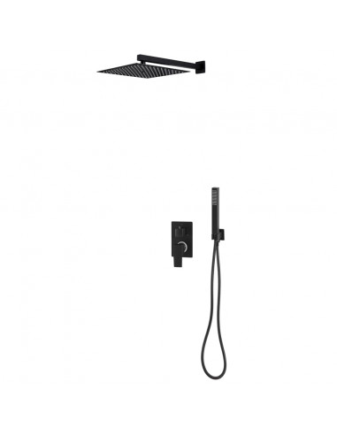 Sistema Doccia in Acciaio Inossidabile 201 Nero