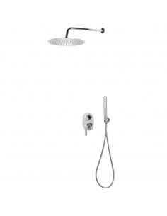 Sistema Doccia in Acciaio Inossidabile 201 Argento 2