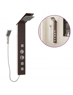 Pannello Doccia in Vetro Marrone 2