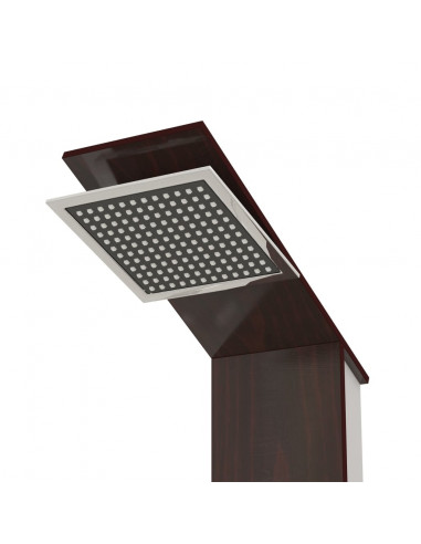 Pannello Doccia in Vetro Marrone