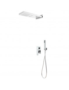 Sistema Doccia in Acciaio Inossidabile 201 Argento 2