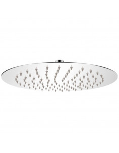 Testa Doccia a Pioggia in Acciaio Inossidabile 25 cm Rotonda 2