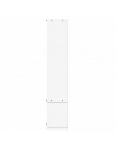 Scaffale a Parete Bianco 90x12x64 cm in Legno Multistrato 2