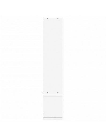 Scaffale a Parete Bianco 90x12x64 cm in Legno Multistrato