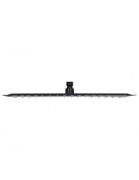Testa Doccia a Pioggia Acciaio Inox 40x30 cm Rettangolare Nera