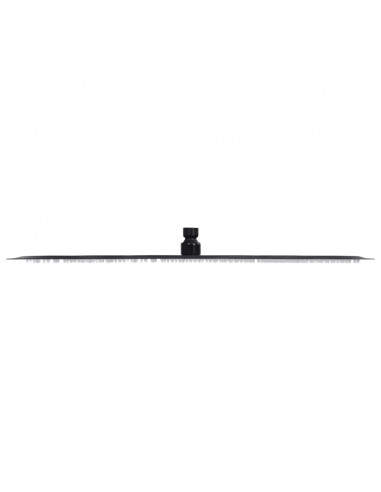 Testa Doccia a Pioggia in Acciaio Inox 50 cm Rotonda Nera