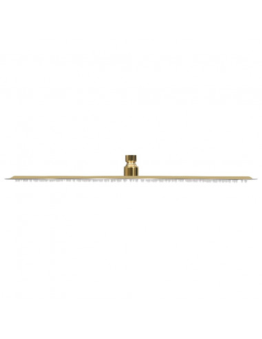 Testa Doccia a Pioggia in Acciaio Inox 50 cm Rotonda Oro