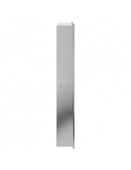 Nicchia per Doccia Argento Spazzolato 32x62x9cm in Acciaio Inox