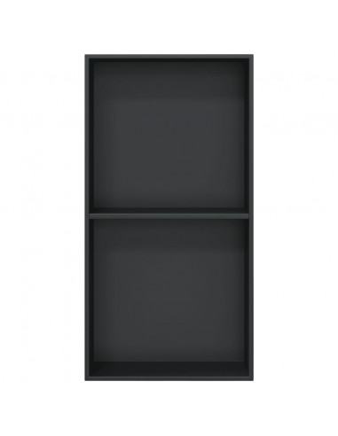 Nicchia per Doccia Nero Opaco 32x62x9cm in Acciaio Inox