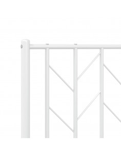 Testiera in Metallo Bianco 100 cm