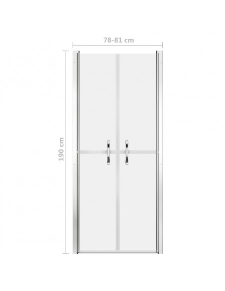 Porta per Doccia in ESG Satinato 81x190 cm