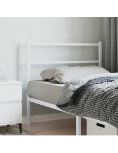 Testiera in Metallo Bianco 100 cm