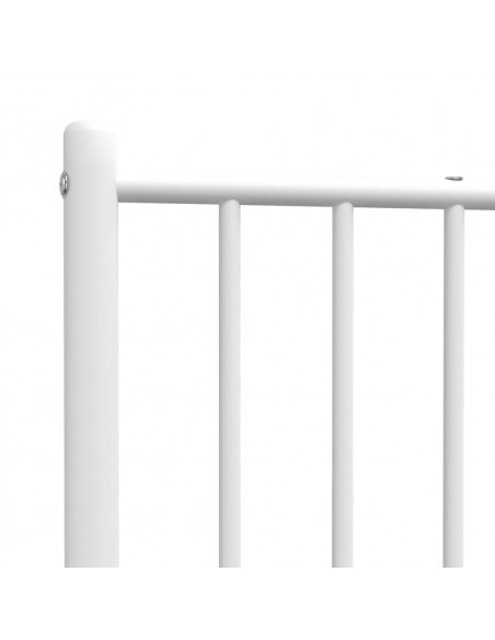 Testiera in Metallo Bianco 100 cm