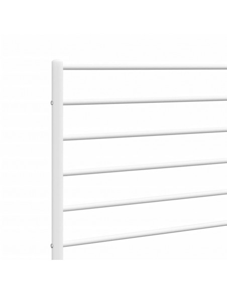 Testiera in Metallo Bianco 100 cm