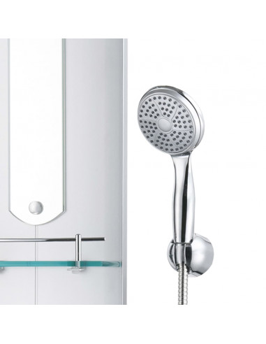 Pannello Doccia 25x43x120 cm Argento