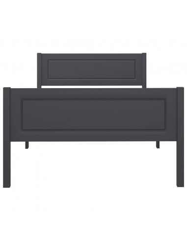 Giroletto Grigio in Legno Massello di Pino 100x200 cm