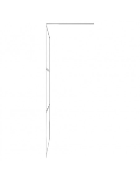 Parete per Doccia Walk-in Vetro Semi Smerigliato ESG 90x195 cm
