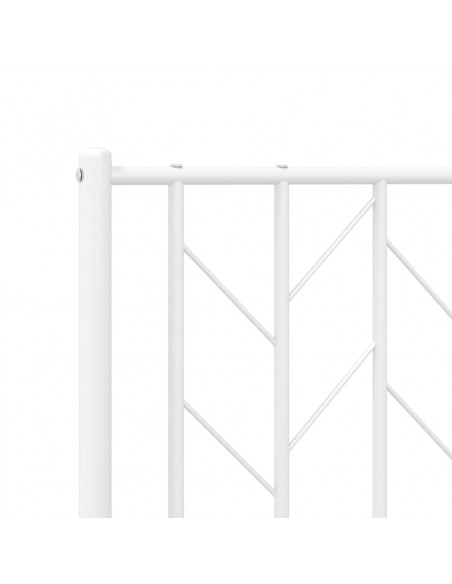 Testiera in Metallo Bianco 150 cm