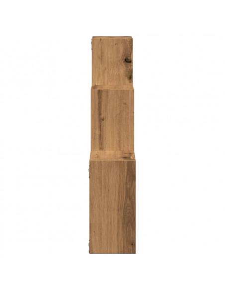 Mensole a Cubo Parete Artigianale 68x15x68 cm Legno Multistrato