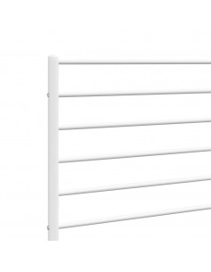 Testiera in Metallo Bianco 160 cm