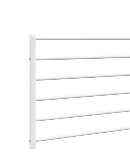 Testiera in Metallo Bianco 180 cm