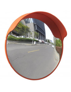 Specchio per Traffico Convesso Plastica PC Arancione 45 cm 2
