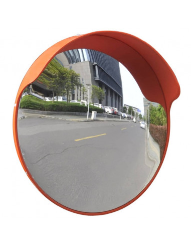 Specchio per Traffico Convesso Plastica PC Arancione 45 cm