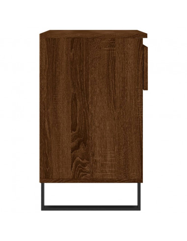 Scarpiera Rovere Marrone 70x36x60 cm in Legno Multistrato