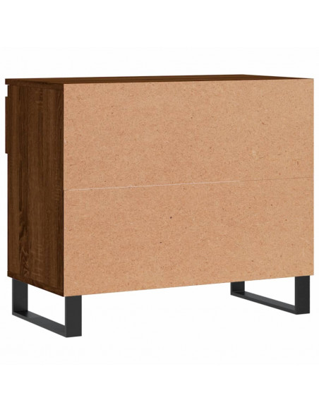 Scarpiera Rovere Marrone 70x36x60 cm in Legno Multistrato