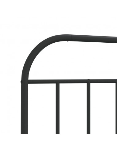 Testiera in Metallo Nero 100 cm