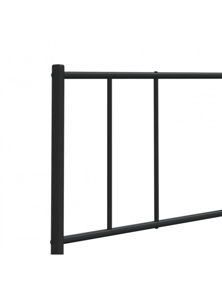 Testiera in Metallo Nero 100 cm