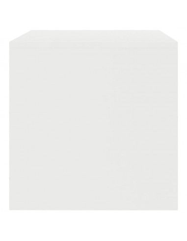 Mobile Porta TV Bianco 100x40x40 cm in Legno Multistrato