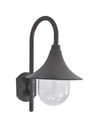 Lampada da Parete da Giardino E27 42 cm Alluminio Bronzo