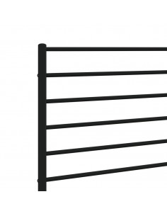 Testiera in Metallo Nero 135 cm