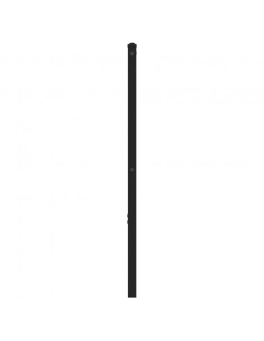 Testiera Rovere Marrone 150 cm in Acciaio e Truciolato