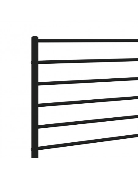 Testiera in Metallo Nero 150 cm