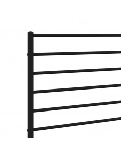 Testiera in Metallo Nero 200 cm
