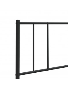 Testiera in Metallo Nero 75 cm