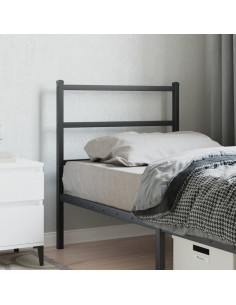 Testiera in Metallo Nero 75 cm