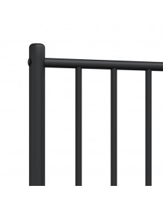 Testiera in Metallo Nero 75 cm