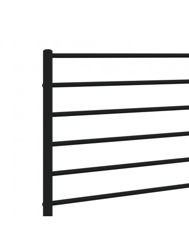 Testiera di Ricambio in Metallo Nero 80 cm