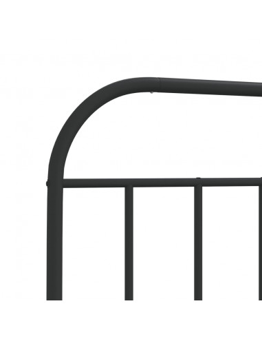 Testiera di Ricambio in Metallo Nero 90 cm