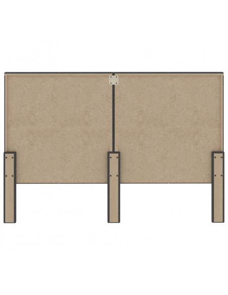 Testiera Letto Grigio Scuro in Tessuto 160x200 cm