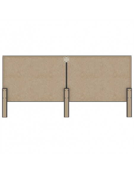 Testiera Letto Grigio Scuro in Tessuto 200x200 cm