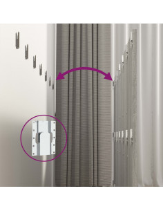 Testiera Letto Grigio Sonoma 240x1,5x80 cm Legno Ingegnerizzato