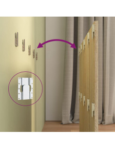 Testiera Letto Rovere Sonoma 120x1,5x80 cm in Legno Multistrato