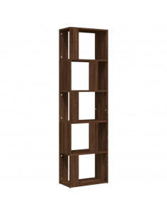 Libreria Rovere Marrone 45x24x160 cm in Legno Multistrato 2