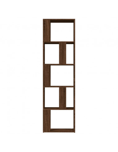 Libreria Rovere Marrone 45x24x160 cm in Legno Multistrato