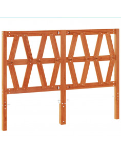 Testiera Marrone Cera 160 cm in Legno Massello di Pino